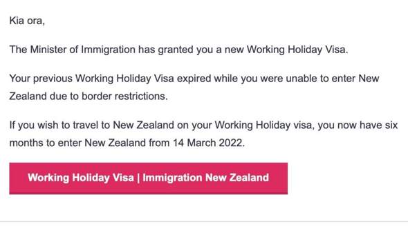 Bekomm ich zu 100% ein neues Work and Holiday Visum für Neuseeland ausgestellt, wenn ich meins durch die Pandemie nicht nutzen konnte?