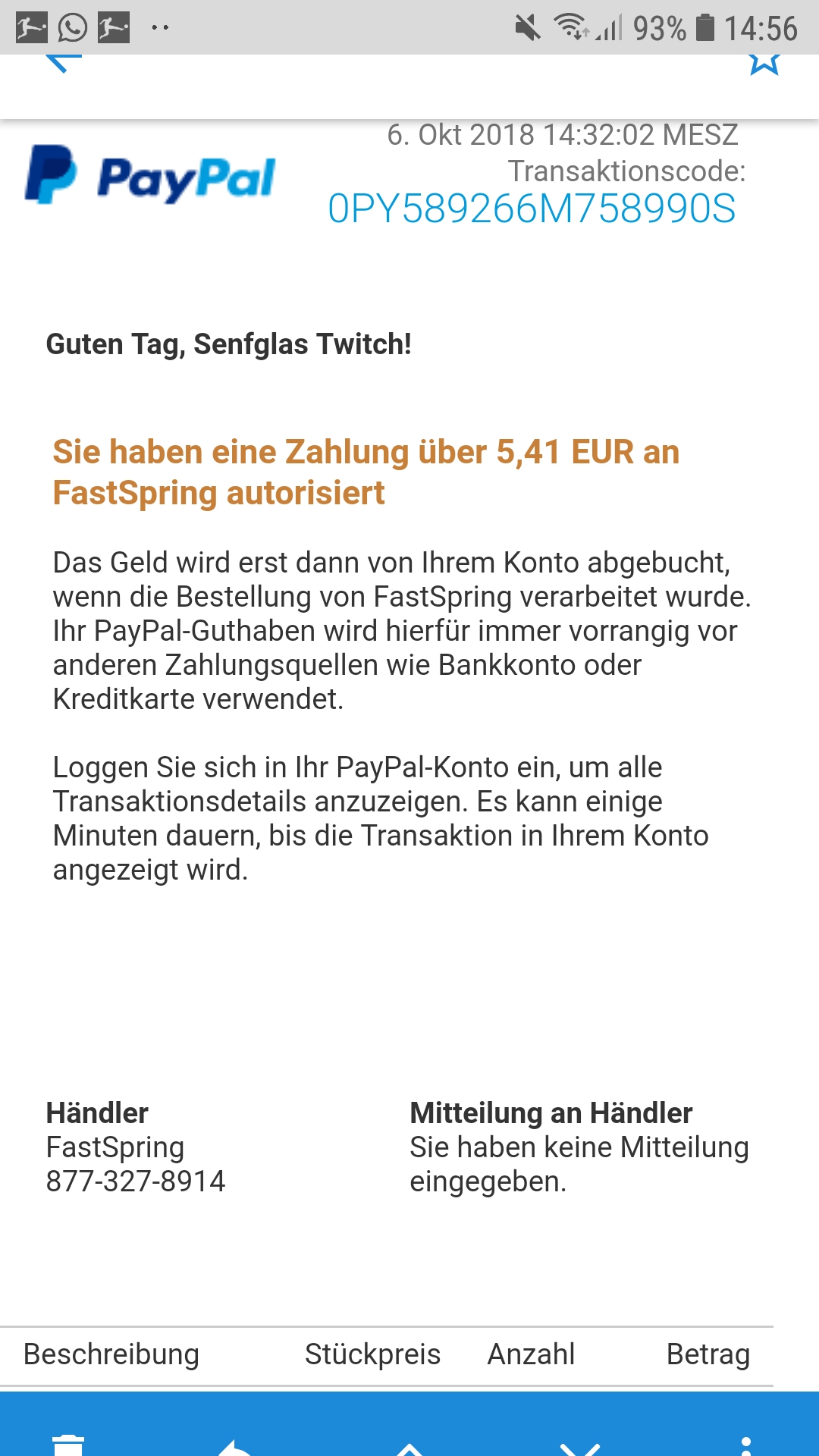 Bekomme Ein Pay Pal Mail Obwohl Ich Mit Der E Mail Keinen Paypal Account Habe E Mail