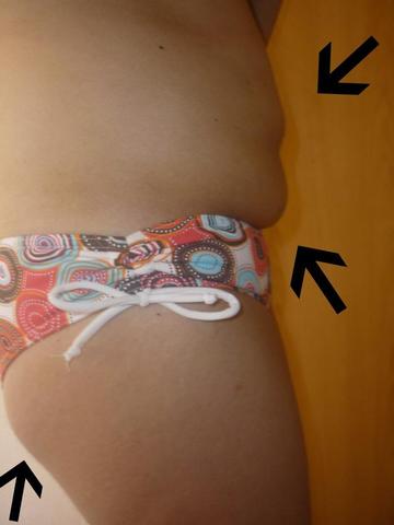 Von der Seite - (abnehmen, Bauch, Figur)