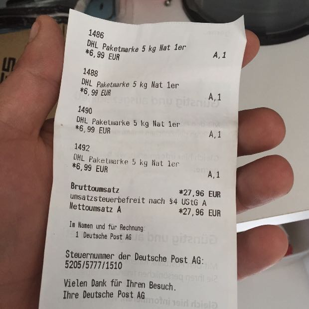 Bekommt man eine Sendungsnummer nach dem Auftrag? (Internet, Post, Betrug)