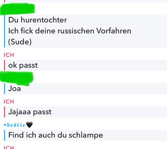 - (Mobbing, Beleidigung, Mobbingopfer)