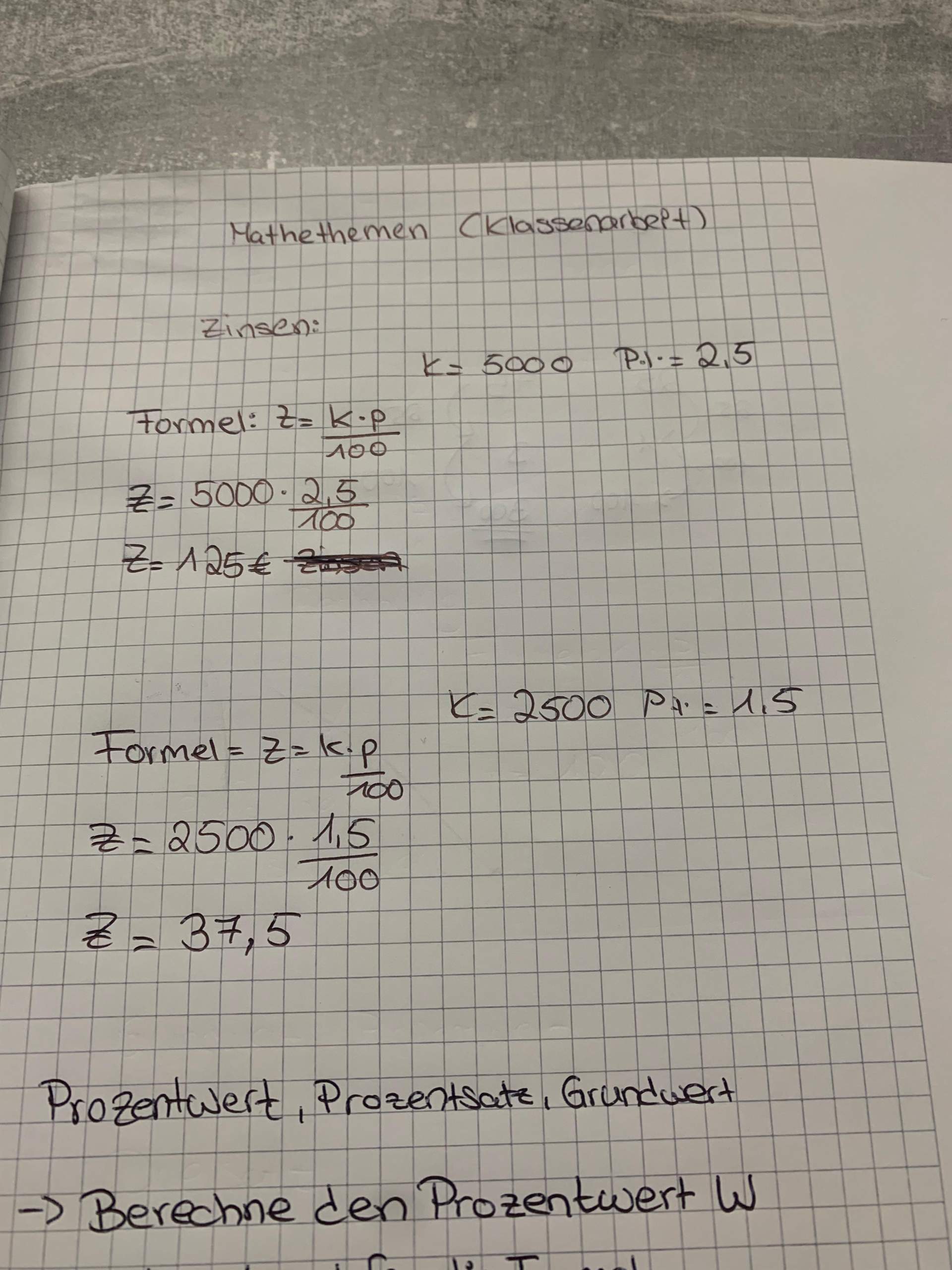 Berechnet man Zinsen so richtig? (Mathematik)