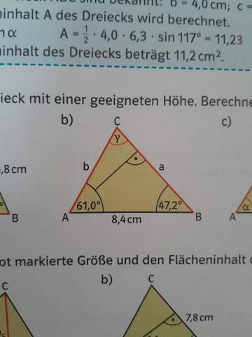 Berechnung allgemeins Dreieck?