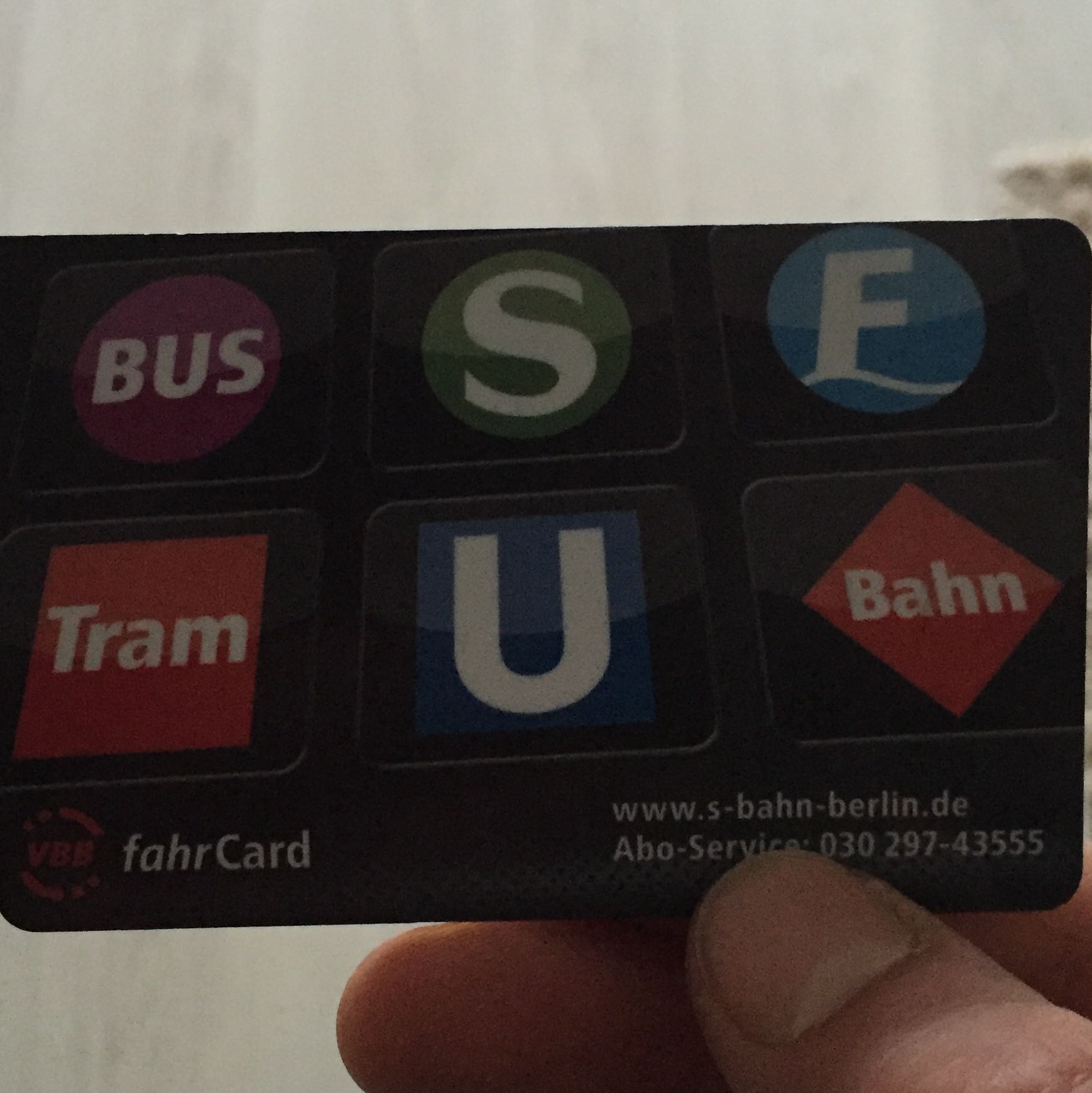 Berlin VBB Umweltkarte AB? (Reise) Berlin VBB Umweltkarte AB? (Reise)