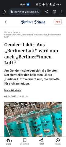 "Berliner Luft" oder "Berliner*innen Luft"?
