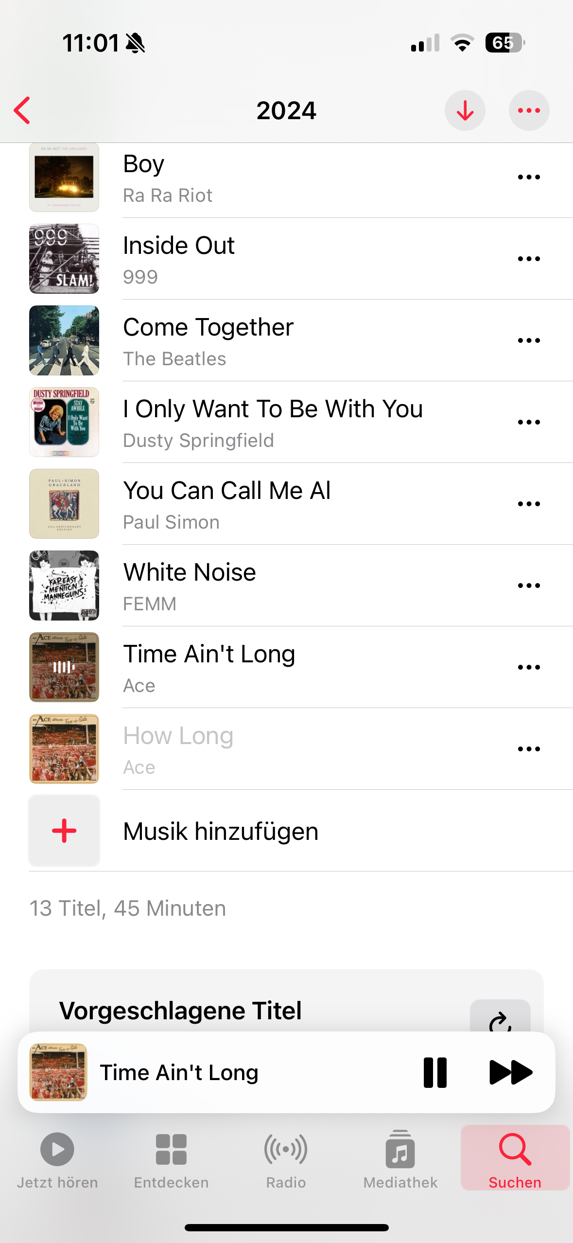 Bestimmte Lieder lassen sich Apple Music in der Playliste plötzlich nicht mehr abspielen? (Musik