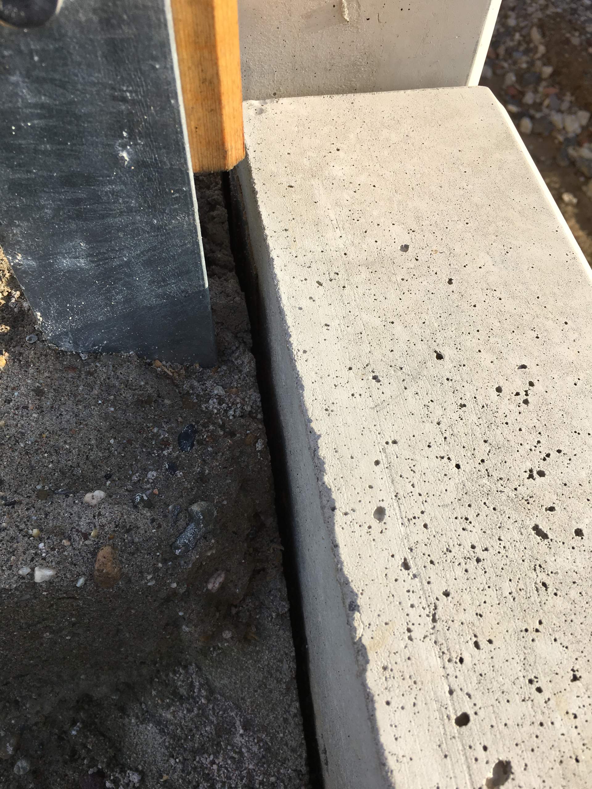 Betonfundament und Lehmboden nach Winter Spalt erzeugt? (Garten, Beton