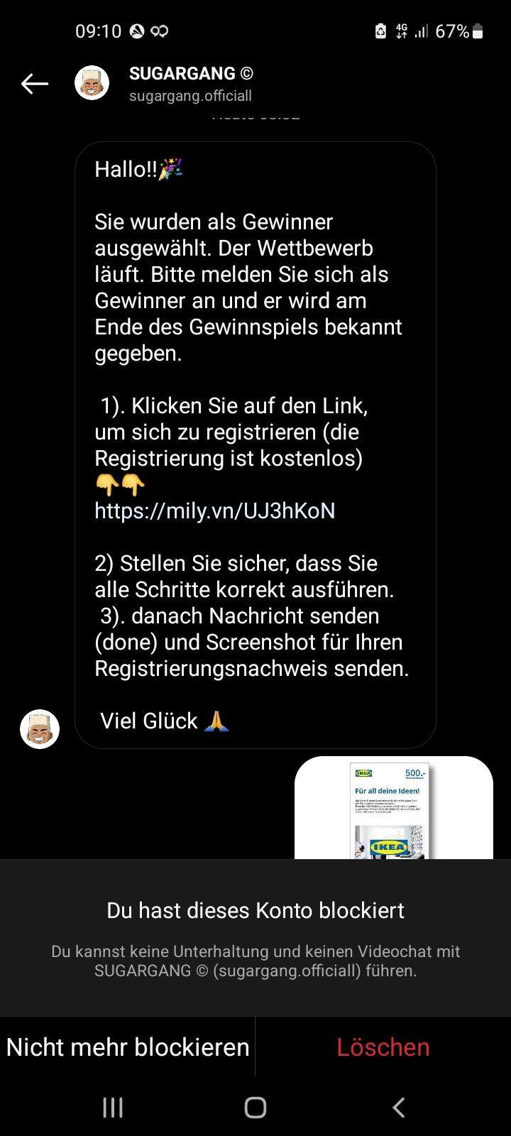 Betrüger Und Screenshots Instagram 4855