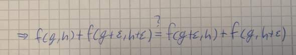 Beweis für allgemeneine Gültigkeit einer Gleichung mit Transformation einer Funktion die von mehreren Variablen abhängt?