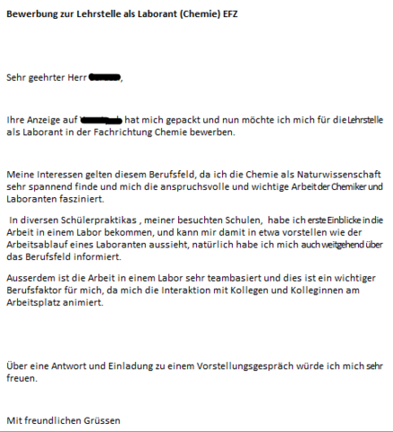 bewerbung bewerten hilfe laborant bewerbung bewerten hilfe laborant