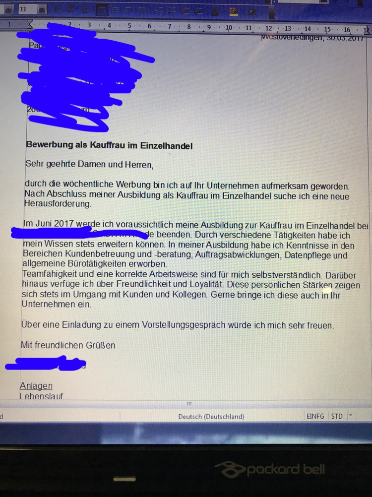 Bewerbung Kauffrau Im Einzelhandel Anschreiben Bewerbung Kauffrau Im Einzelhandel Lidl Muster