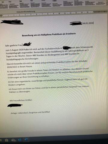 Bewerbung Kindergarten Meinung Praktikum