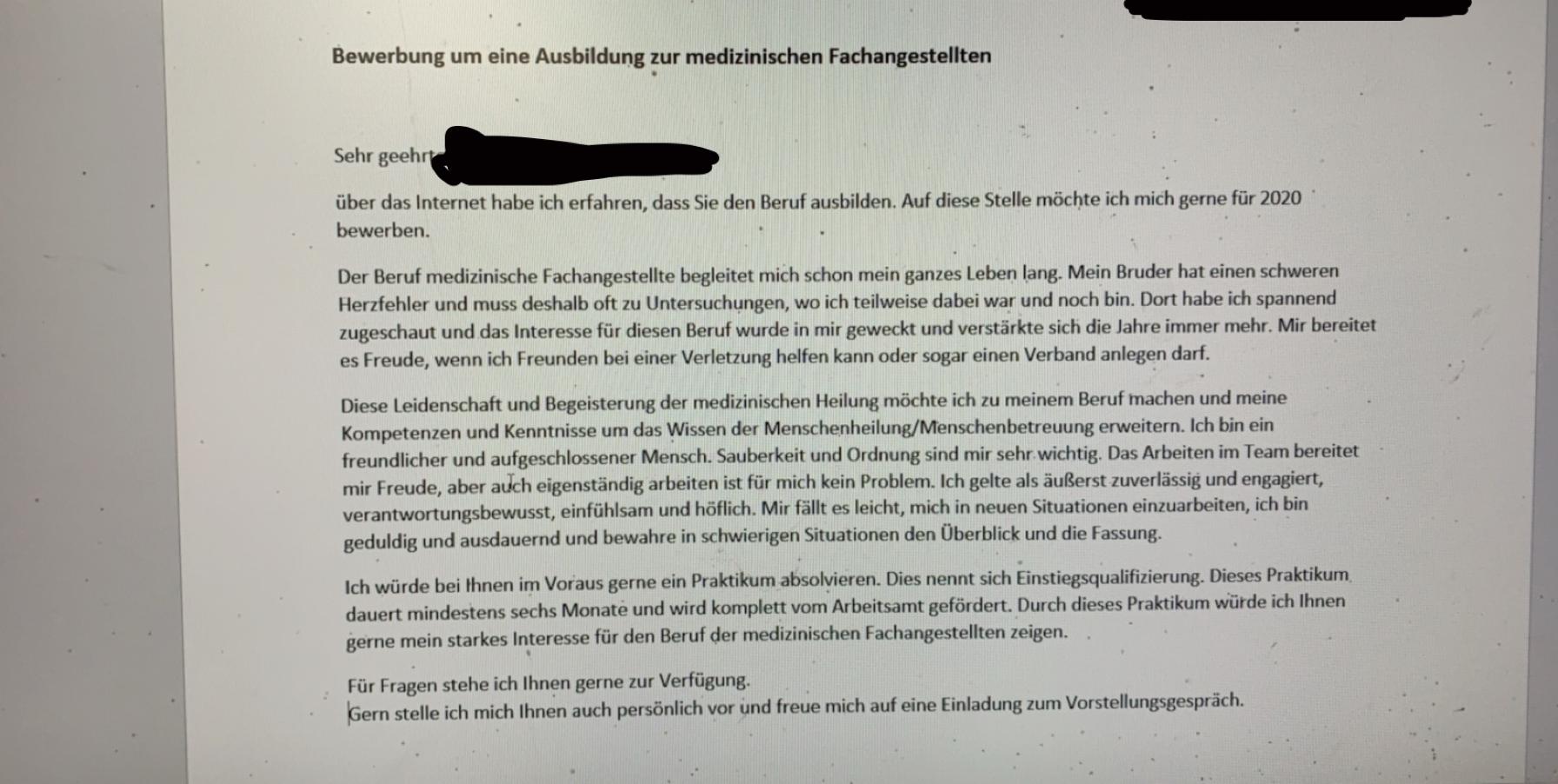 Bewerbung Mediz Fachangestellte Medizin Ausbildung Und Studium Ausbildung