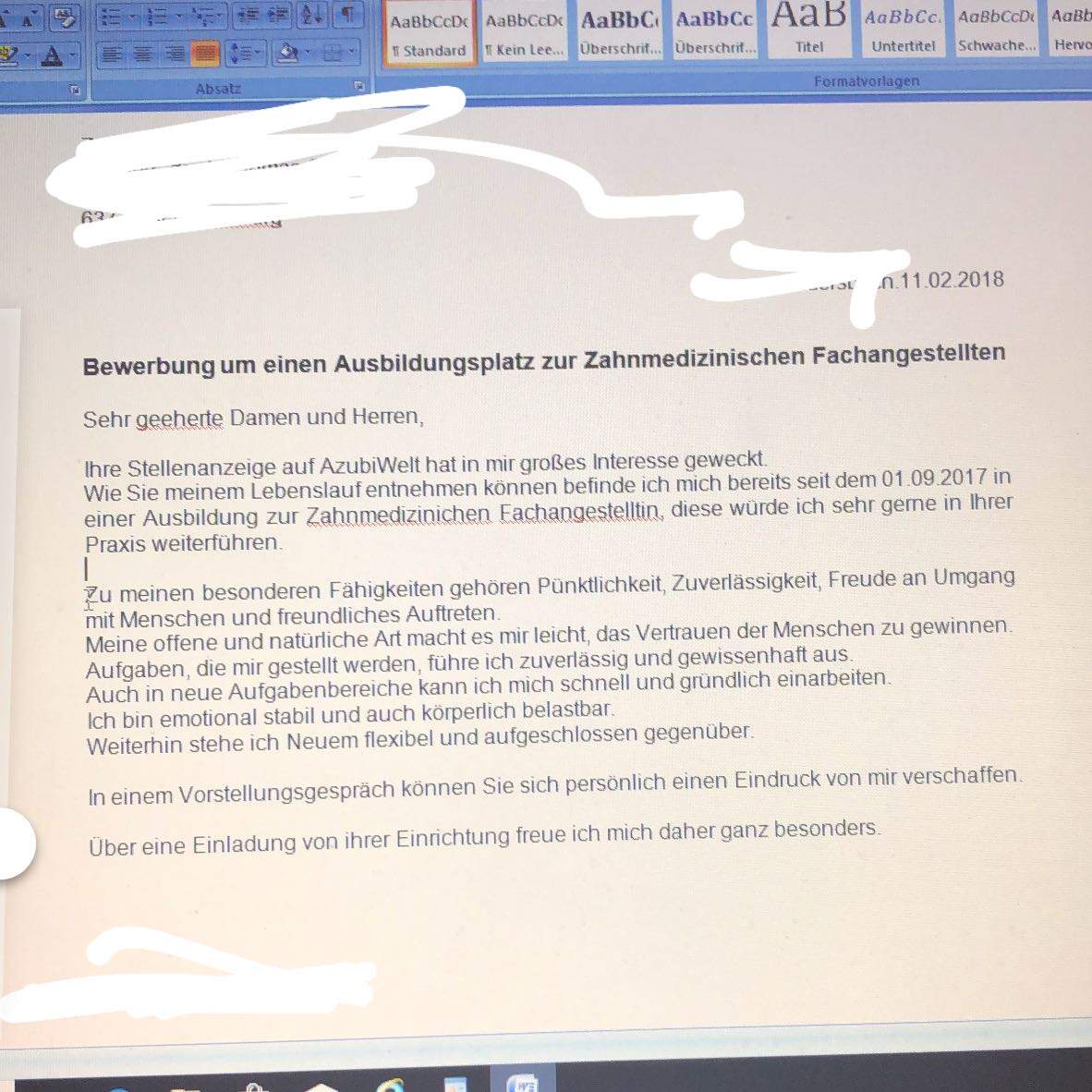 Bewerbung Zum Wechseln Schule Ausbildung Und Studium Ausbildung