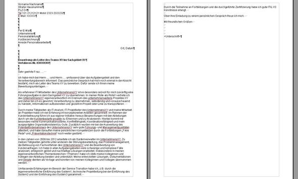 Bewerbungsanschreiben Fur It Team Leitung Stelle Bewerten Bewerbung Anschreiben