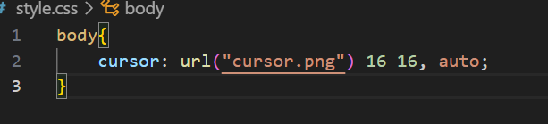 Bild als Cursor verwenden bei HTML? (Webseite, Code, CSS)