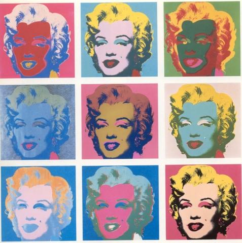 Andy Warhol : Marylin - (Kunst, Bildende Kunst, Andy Warhol)