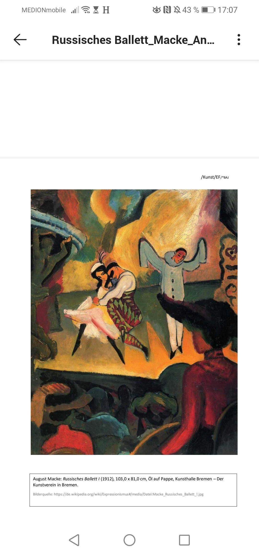 Bildanalyse Und Perzept Zu Russisches Ballett 1 Schule Kunst Malerei  bildanalyse-und-perzept-zu-russisches-ballett-1-schule-kunst-malerei