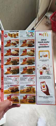 (Bilder) Welchen McDonalds Gutschein würdet ihr euch gönnen, wenn's unbedingt McDonald's sein muss?