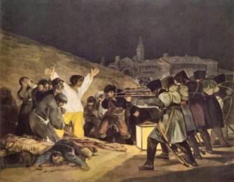 die erschiessung der aufstaendischen im Manzanares tal - (Kunst, Kultur, Malerei)