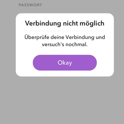 Login funktioniert nicht - (iPhone, App, ios)