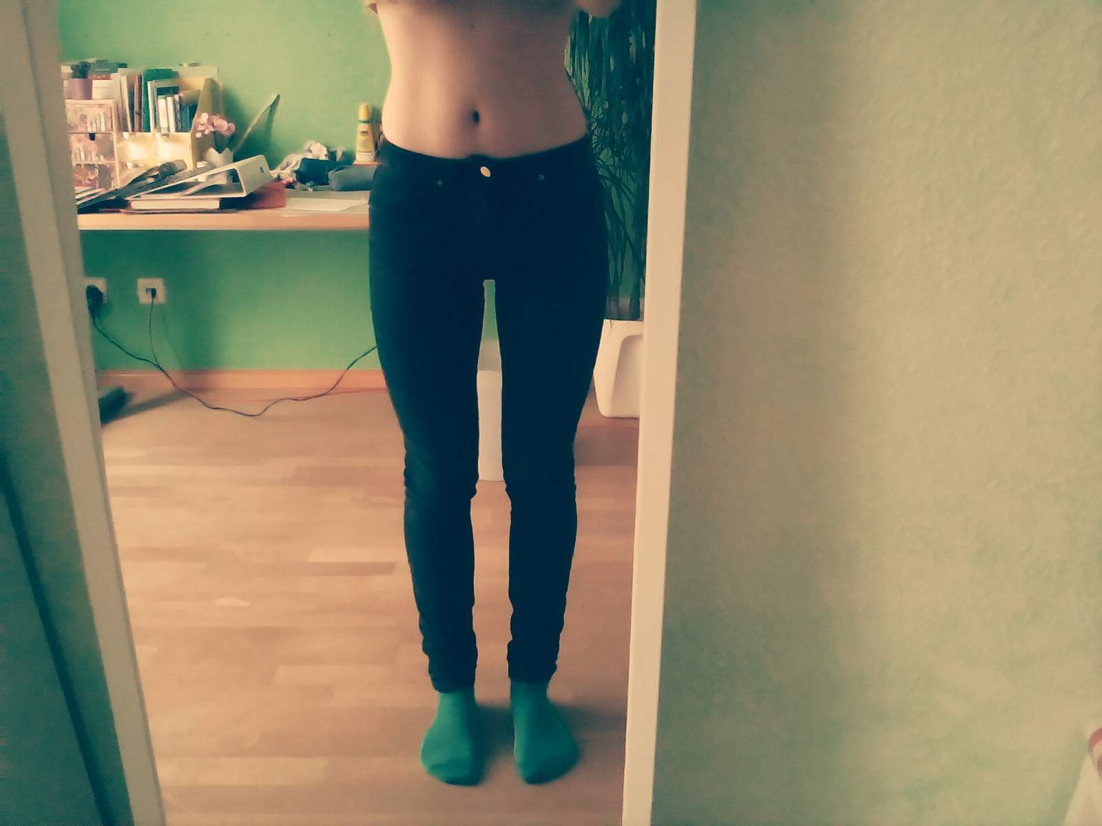 Bin ich zu dünn oder dick oder genau richtig (Bild)? (Aussehen, Gewicht ...