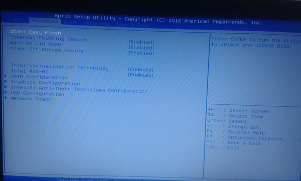 Zweite Seite - (Bios, Laptop Asus)