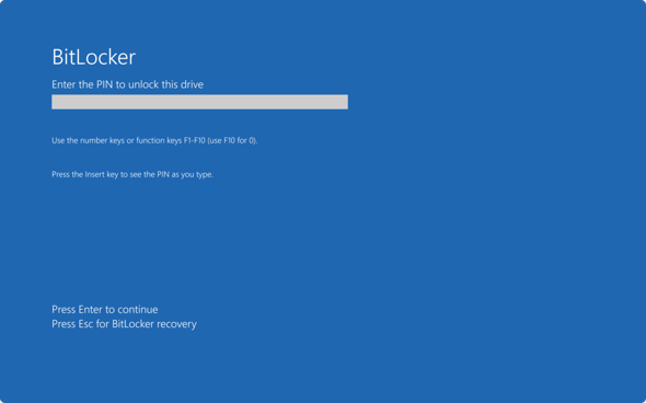 Bitlocker Preboot Screen Farbe ändern? (Microsoft, IT, Passwort)