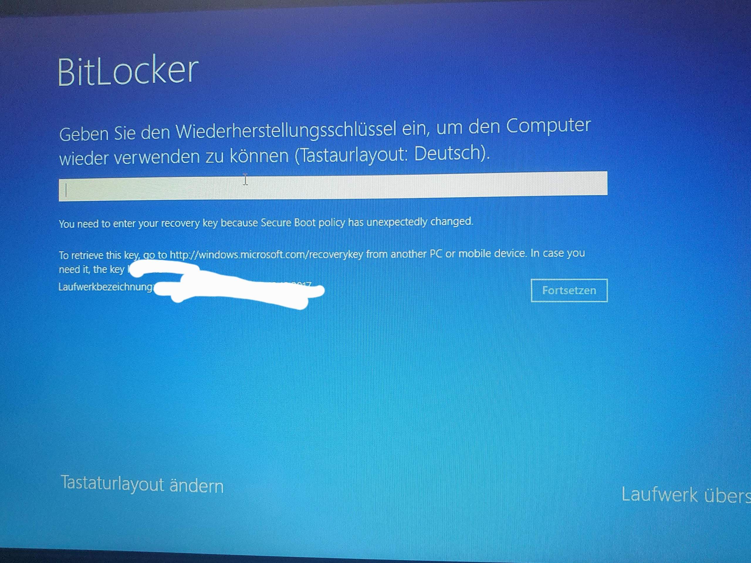 Bitlocker Vergessen? (Windows, Windows 10, Microsoft)