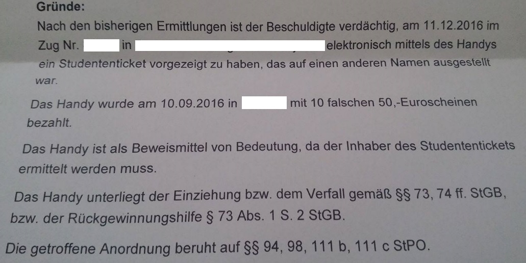 Bitte Hilfe, Anzeige wegen Betrug durch die Deutsche Bahn