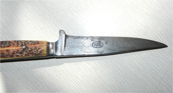 Jagdmesser mit Prägung - (Messer, Jagdmesser)