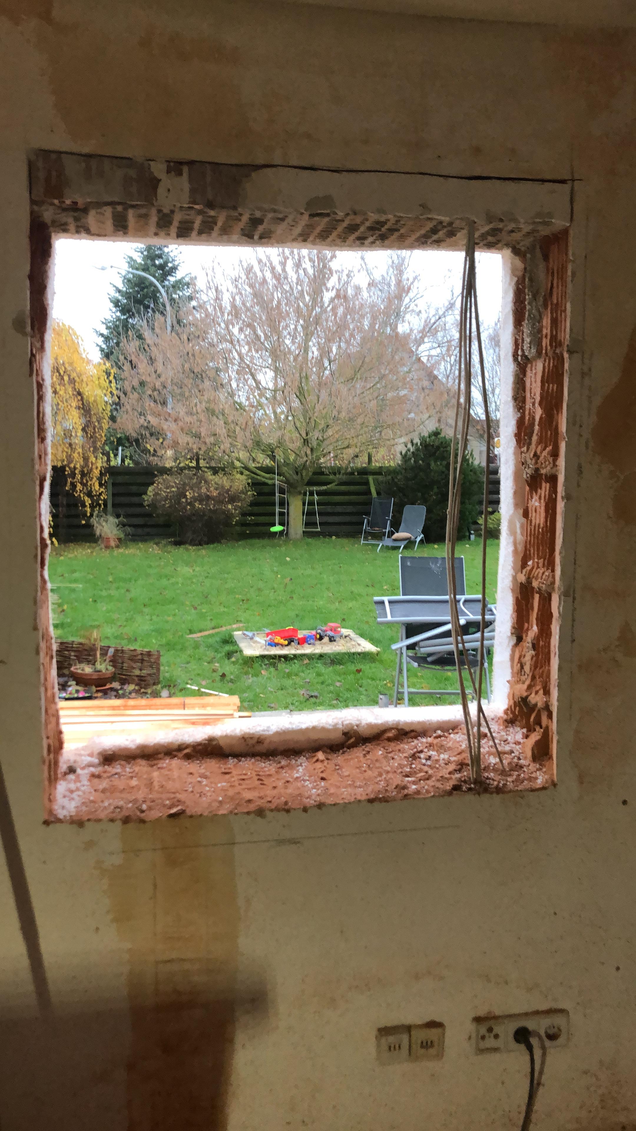 Bitte Meinung um Fenster (muss unbedingt Sturz)? (bauen