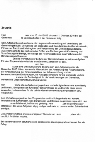 Bitte Um Eine Kurze Beurteilung Meines Zeugnisses Recht Arbeitsrecht Arbeitszeugnis