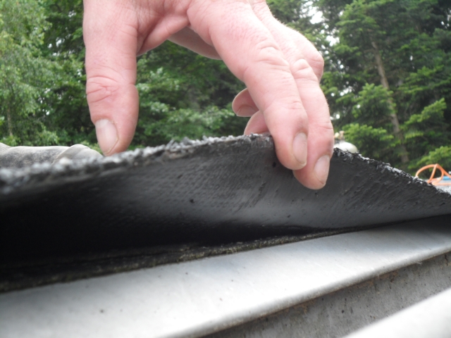 Bitumen-Schweißbahn richtig verlegt? (Facharbeit, Dach, Dachdecker)