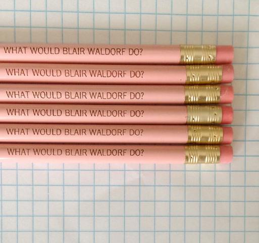 Blair waldorf pencils - (Bleistift, Blair Waldorf)