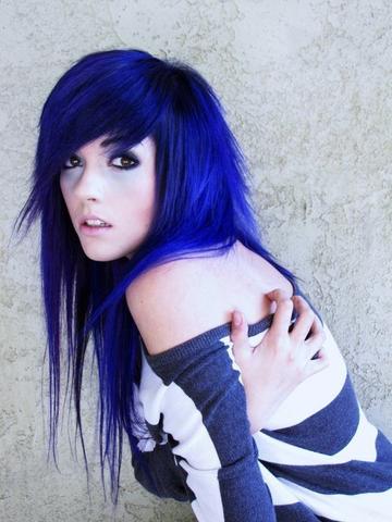 So ein Blau sollte es werden:)) - (Haare, Beauty, färben)