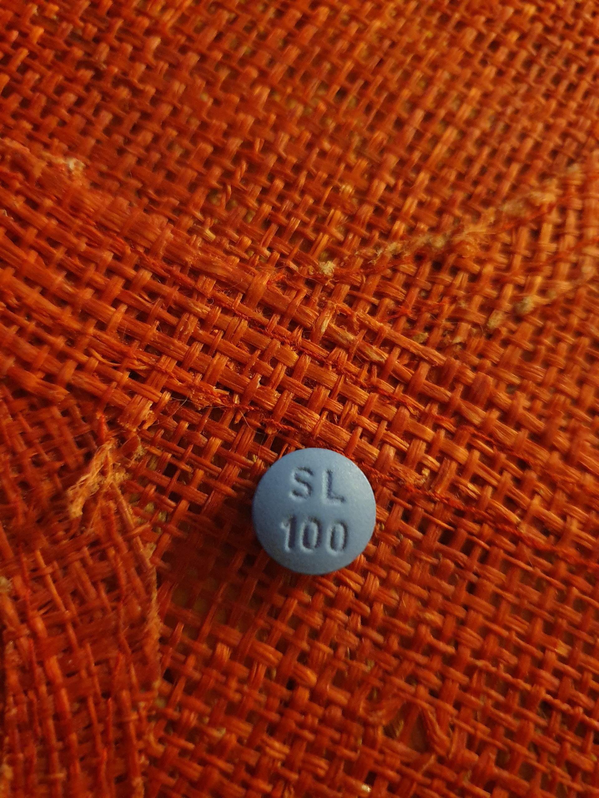 Blaue runde Tablette was ist das? (Gesundheit und Medizin, Gesundheit, Medikamente)