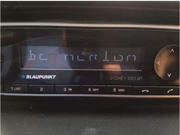 BLAUPUNKT Sydney 220 BT... Display nicht mehr lesbar