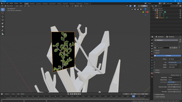 Blender Importiert Bild Mit Transparentem Background Mit Schwarzem