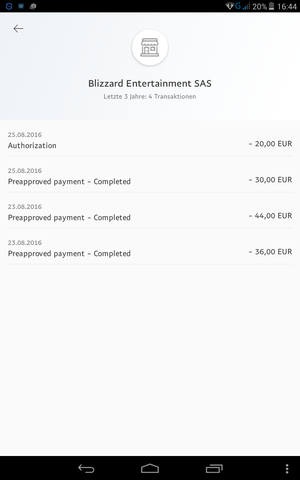Blizzard Buch Einfach Geld Von Meinem Paypal Konto Ab Pc Spiele Games