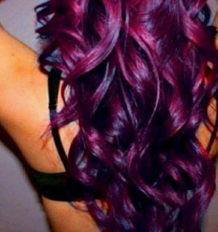 Blonde Haare Lila Farben Frisur Haarfarbe Haarstyling