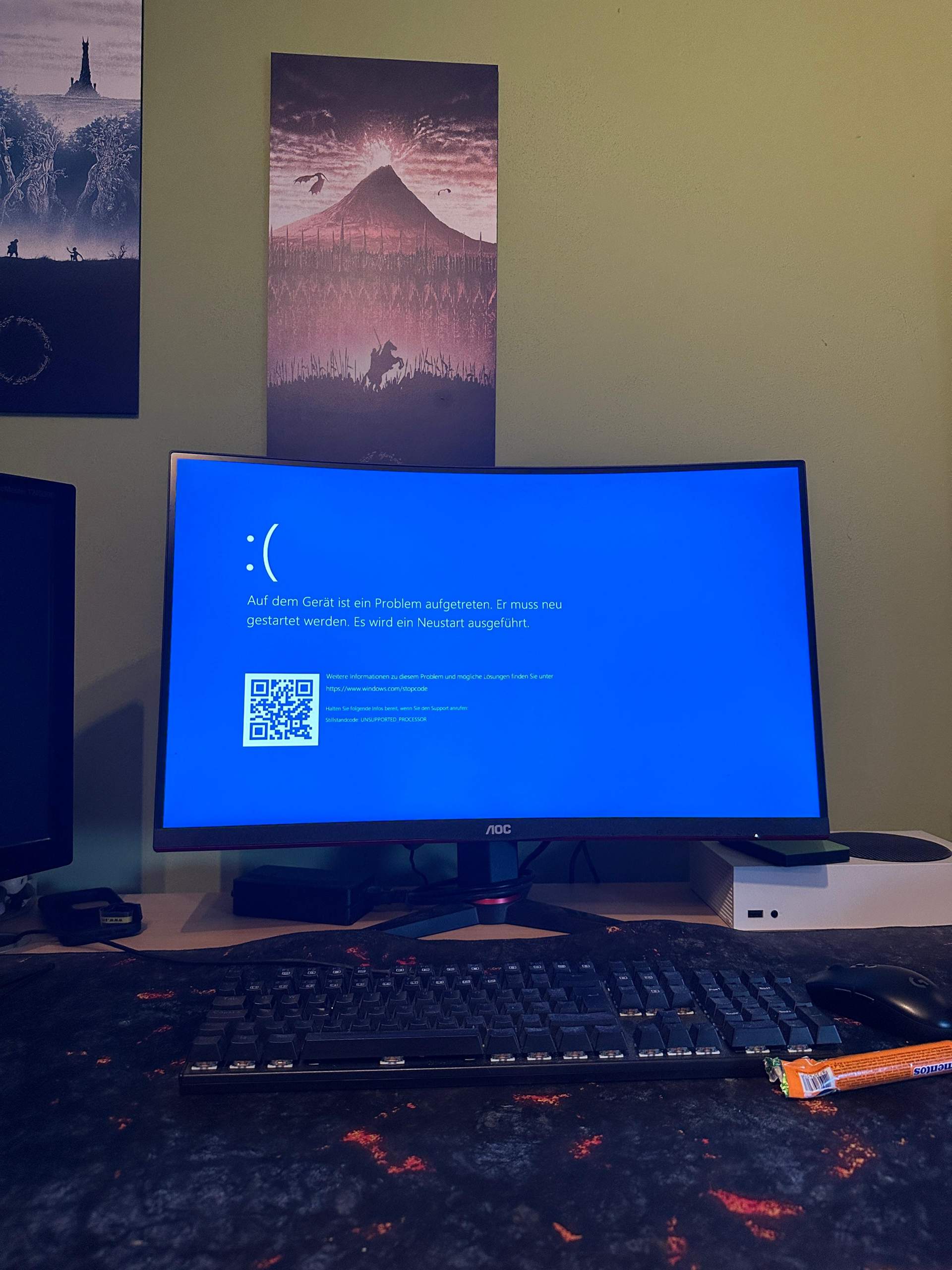 Bluescreen mit dem Fehlercode unsupported processor? (PCProblem)