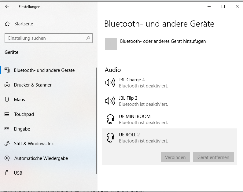 Bluetooth Windows 10 kein Ein & AusButton? Technik, PC)