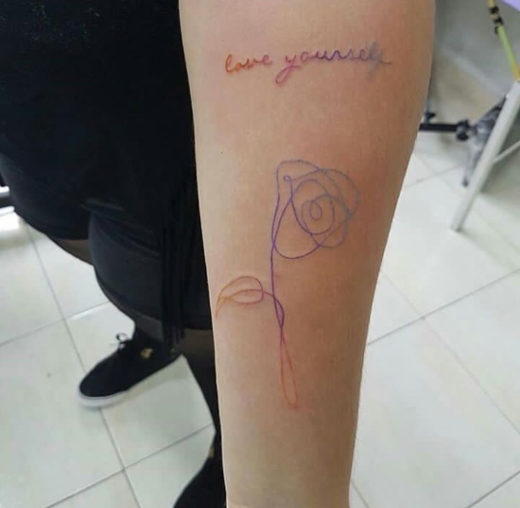 Blumentattoo dauer? (Tattoo, BTS)