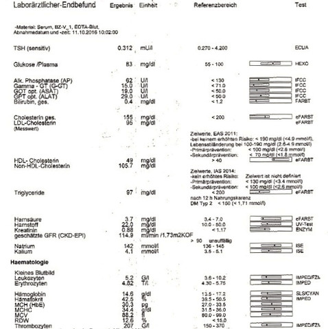 Blutwerte - (Gesundheit, Angst, Blut)