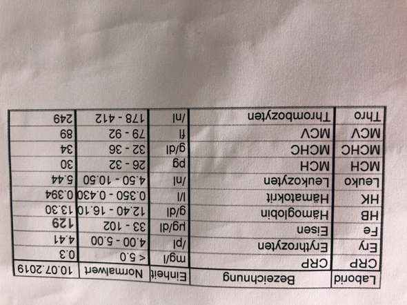 Blutwerte Blutzucker Normwerte Tabelle / Referenzwerte Laboklin Bad