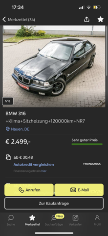 BMW 316 so günstig?