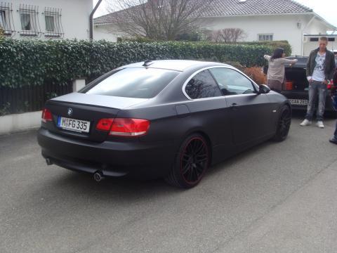 Bmw E90 318i Mattschwarz Lackierung Lackieren Folieren