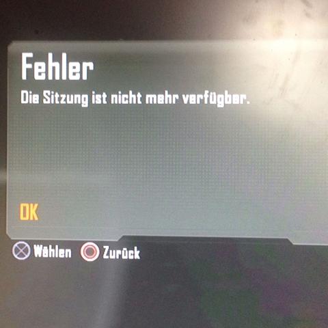 Das kommt auch sehr oft - (Black Ops II, Störung)