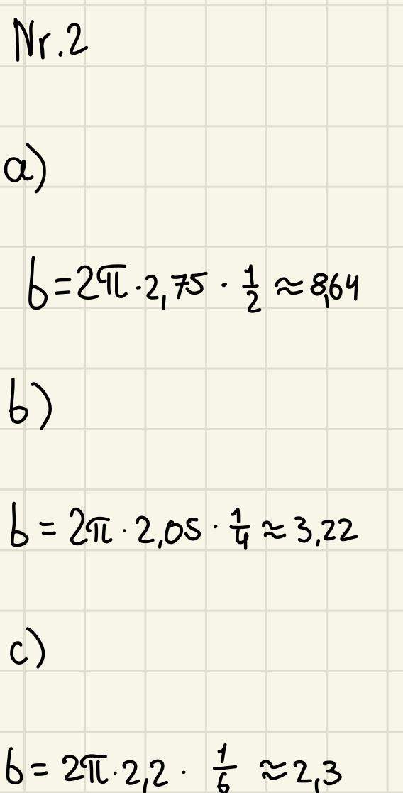 Bogenlänge korrekt berechnet? (Mathematik, Kreisbogen)